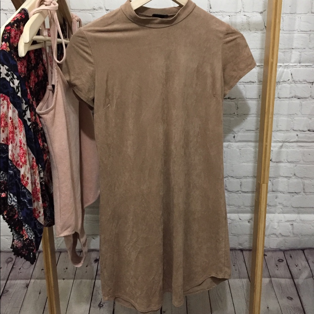 Suede Rue21 dress.